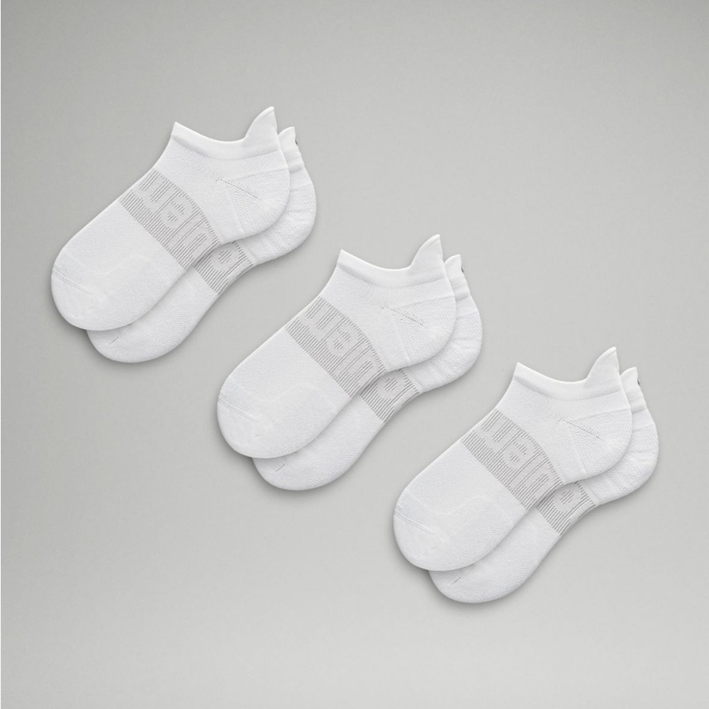 Women’s Power Stride Tab Socks (3 Pack) - White